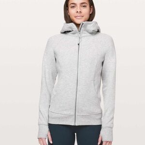 lululemon Scuba Hoodie *Light Cotton Fleece Heathered Core Ultra Light Grey